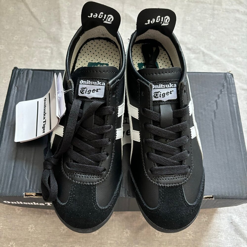 Onitsuka Tiger Mexico 66 Shoes Black White Sneakers